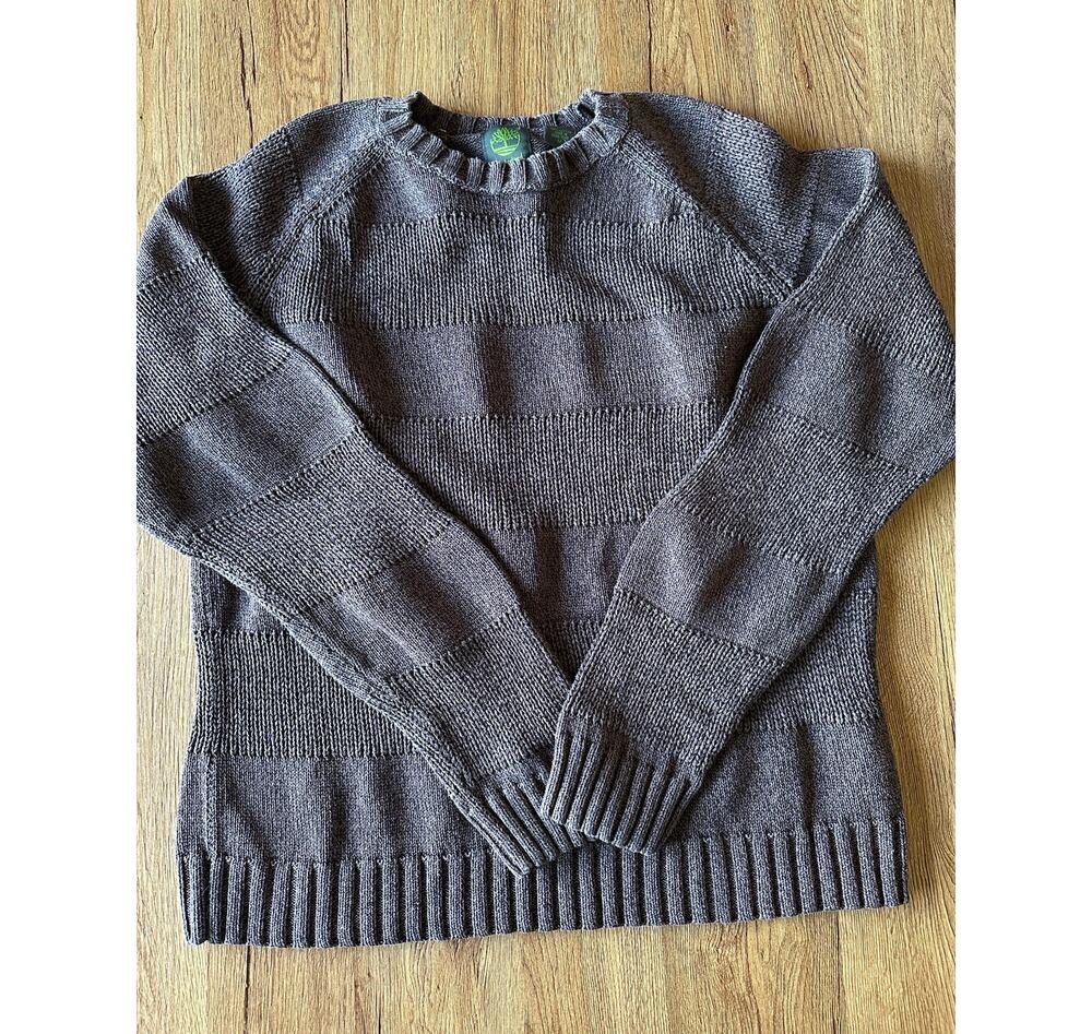 Timberland Vtg Men's Brown Chunky Knit Sweater Size Medium